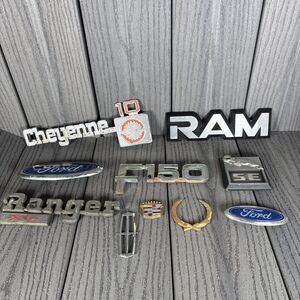 Ford Ranger XL Chrome Fender Emblem Badges + more